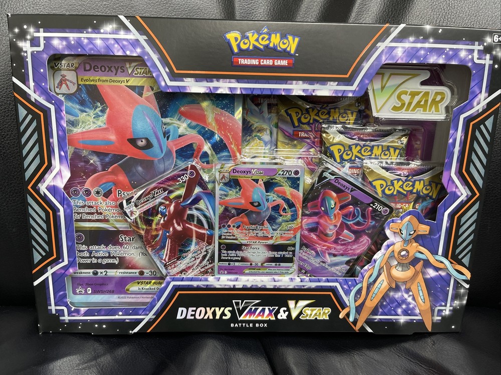 Pokemon Deoxys Vmax And Vstar Battle Box..