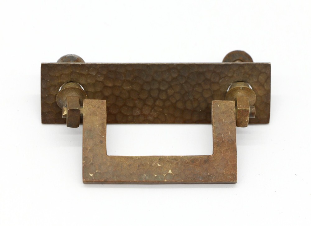 Arts & Crafts 3.5 in. Brass Drawer Pull