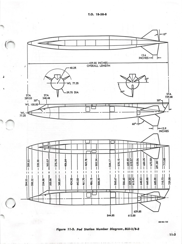 B-58 "Hustler" Exterior Stencils Location and Application Flight Manual -CD