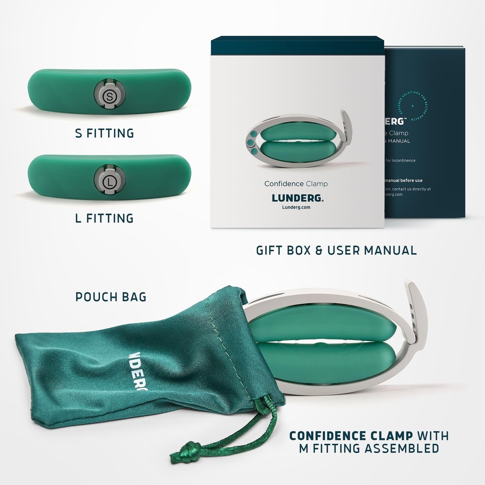 Confidence Clamp by - Comfortable Urinary Incontinence Clamp with 3 Adjustabl