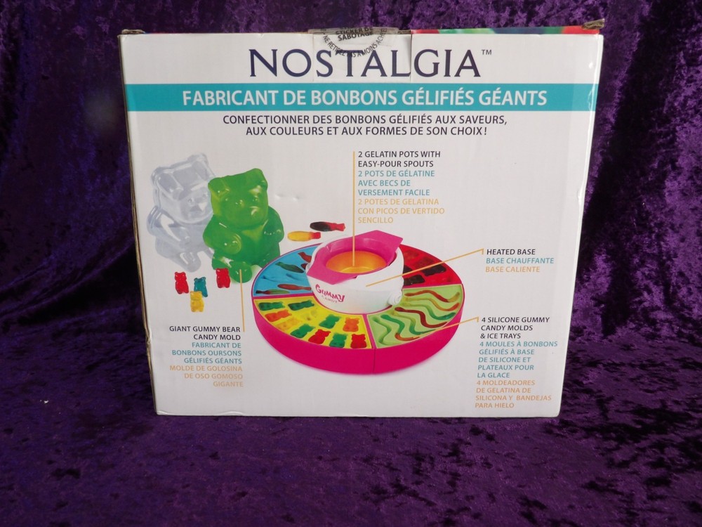 Nostaglia Gummy Candy Maker - NIB