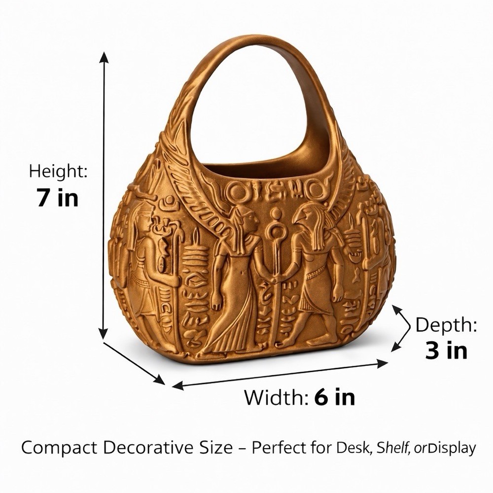 Egyptian Decorative Sculpture – 3D Printed Ancient Egypt Hieroglyph Statue