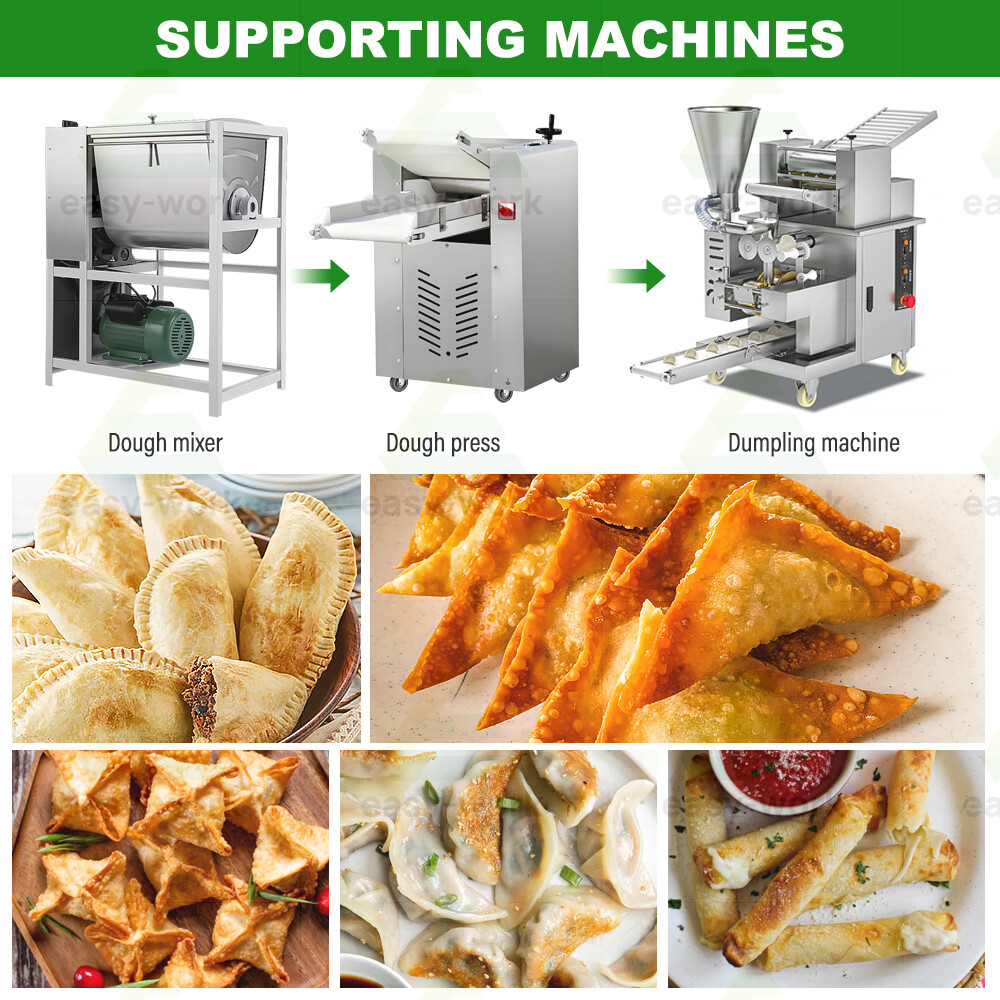 Automatic Electric Dough Sheeter Roller Pressing Circulating Dough Press Machine