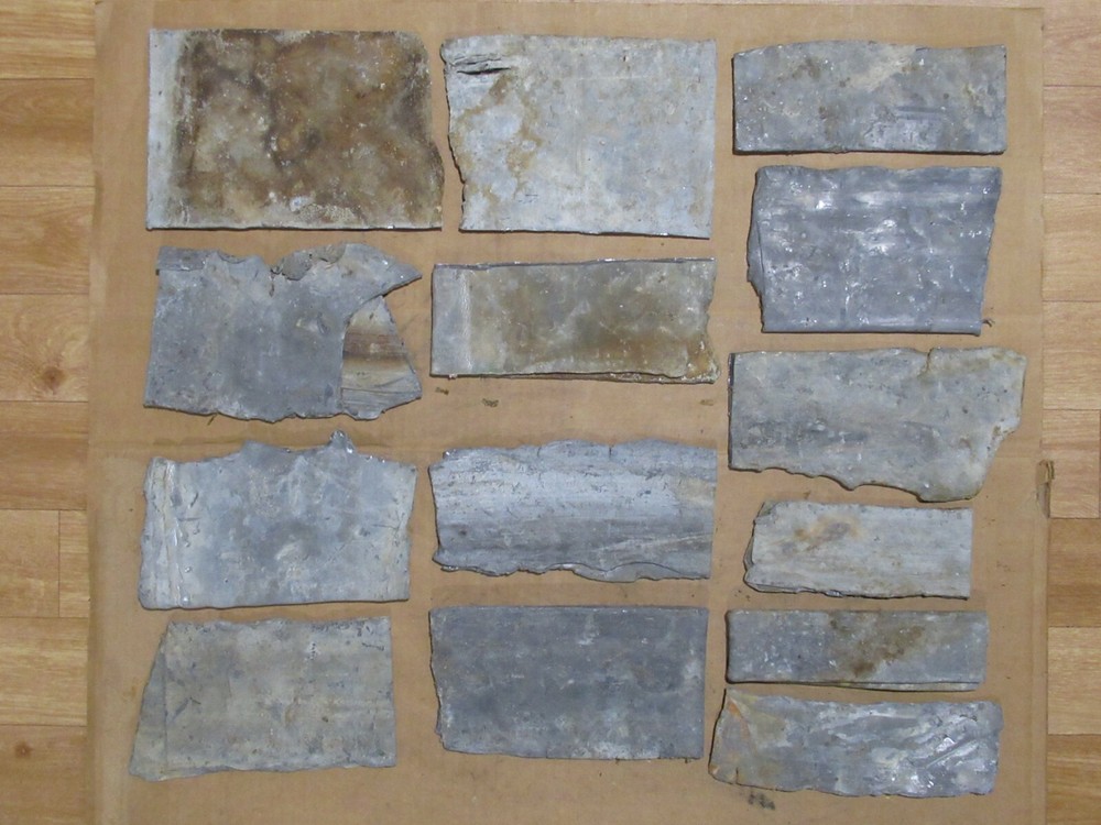 34 + lbs Lead pipe sheets for casting sinkers, jigs, bullets. (25)