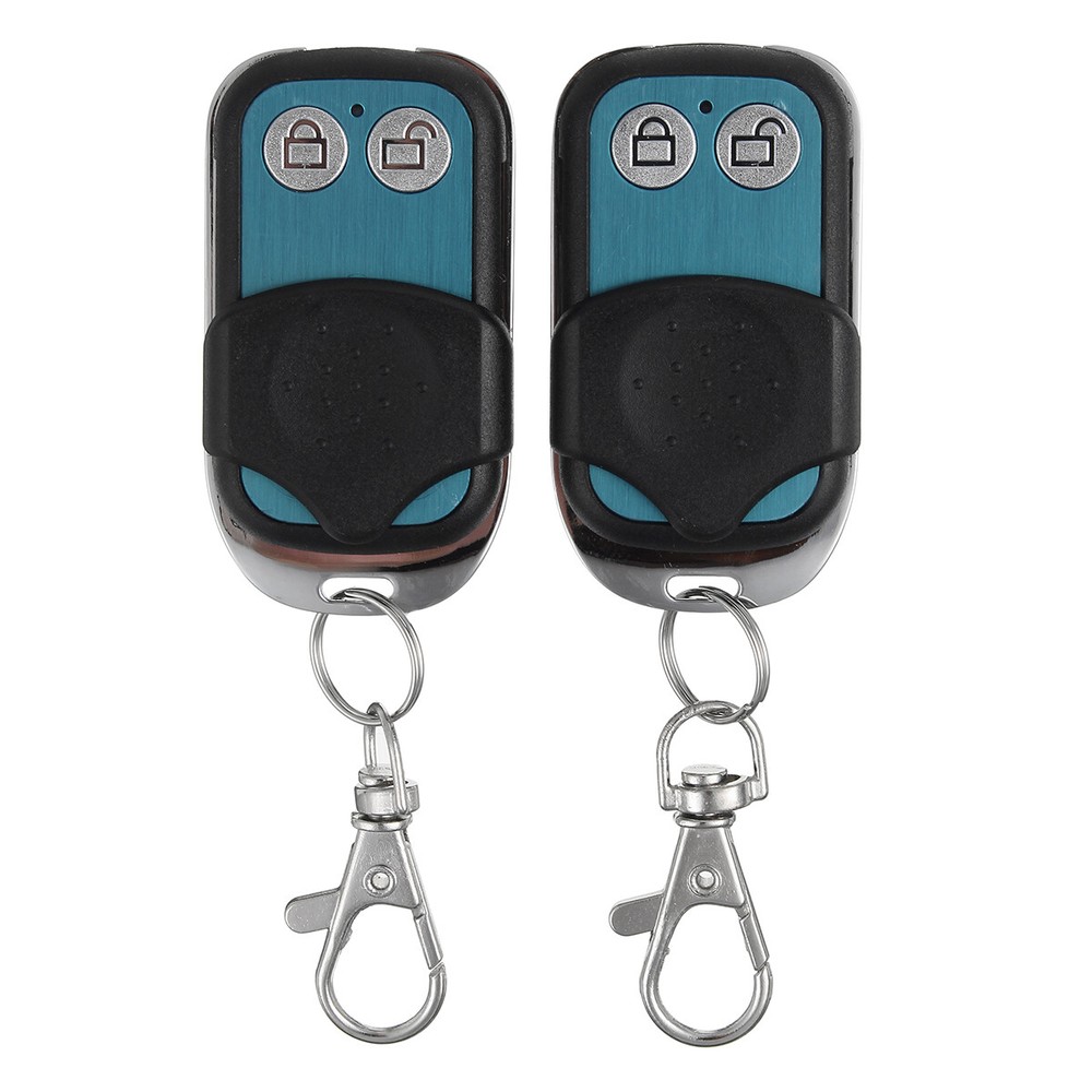Door Access Control System Electric Magnetic Lock 2 Wireless Remote Controls Kit