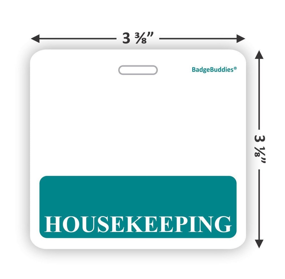 Housekeeping Horizontal Badge Buddy