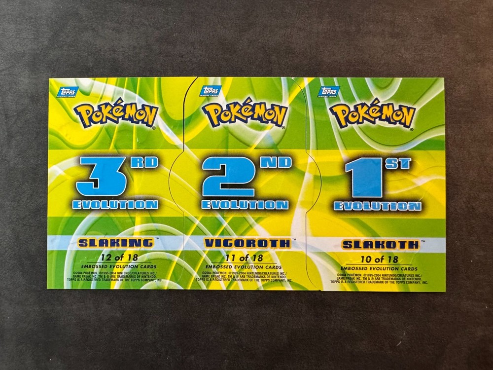 Pokemon TOPPS Advanced Challenge - DIECUT complete 18/18 - EXCELLENT +Charizard