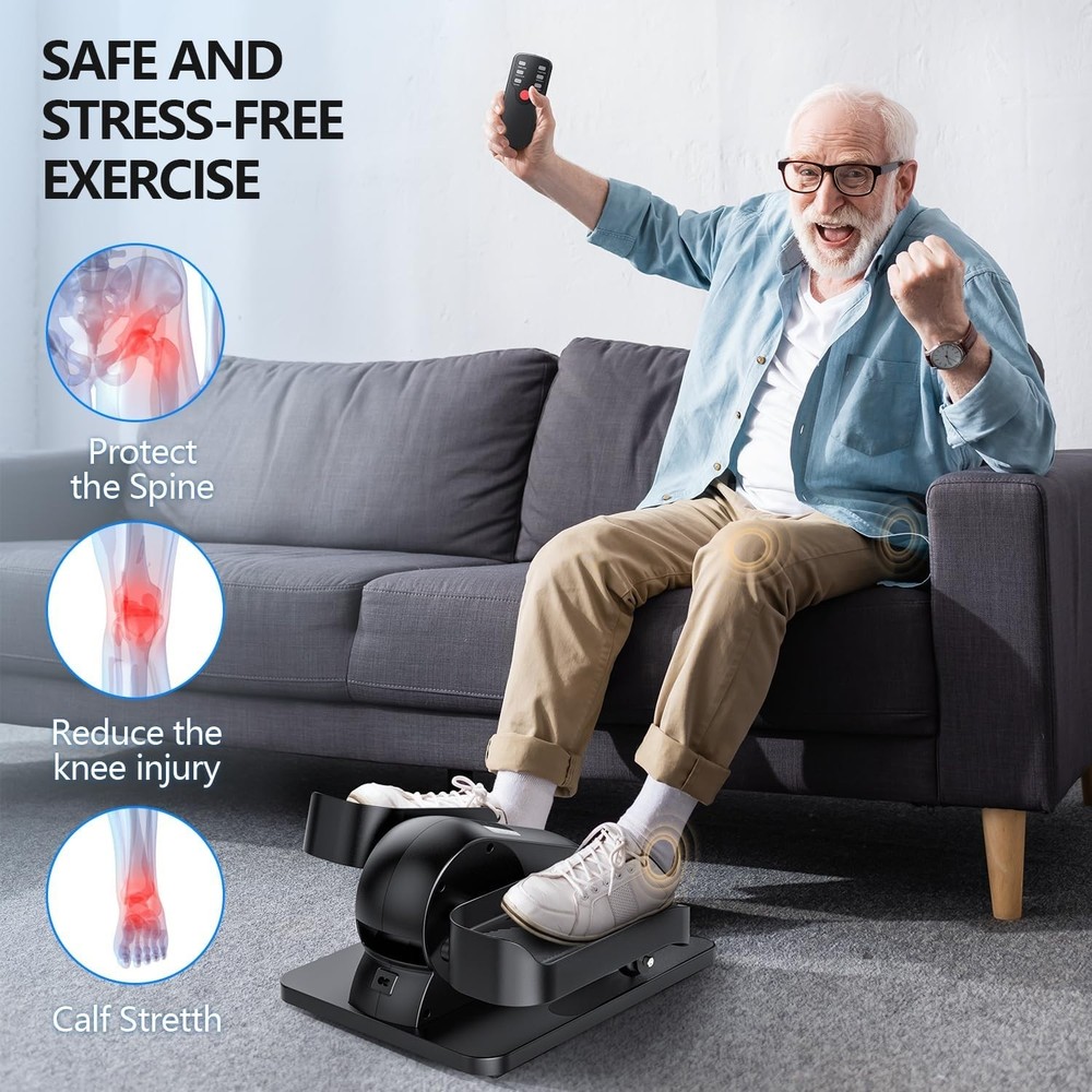 Magnetic Resistance Mini Elliptical with Remote – Compact Home Exercise Solution