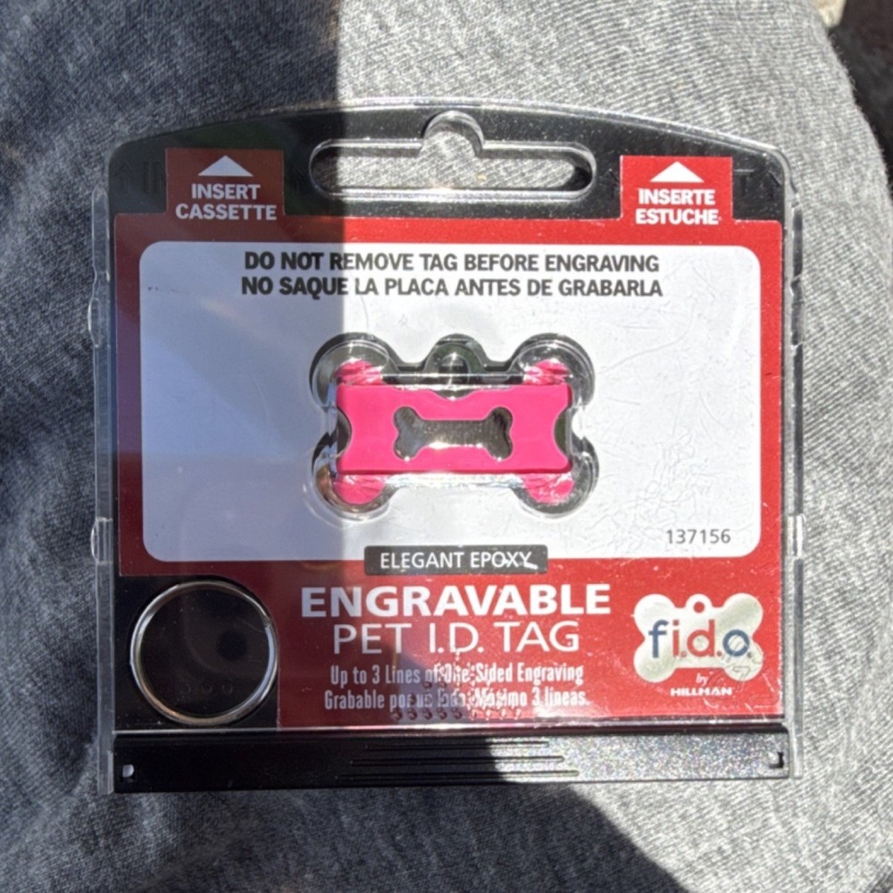 Fido by Hillman Engravable Personalized Pet ID Bundle 10ct