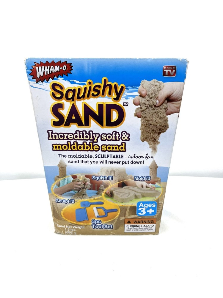 Squishy sand incredibly soft and moldable sand