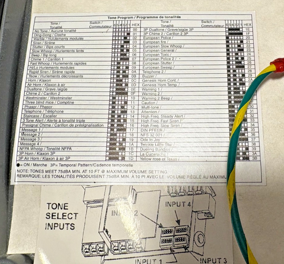 Edwards Signaling Multiple Tone Generation Box
