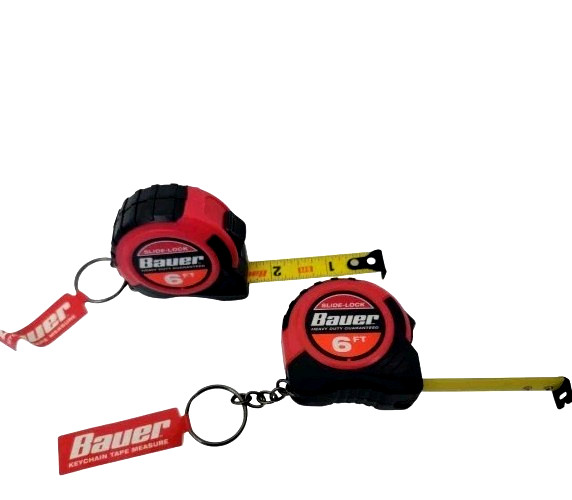 Two Bauer 6ft tape measure .