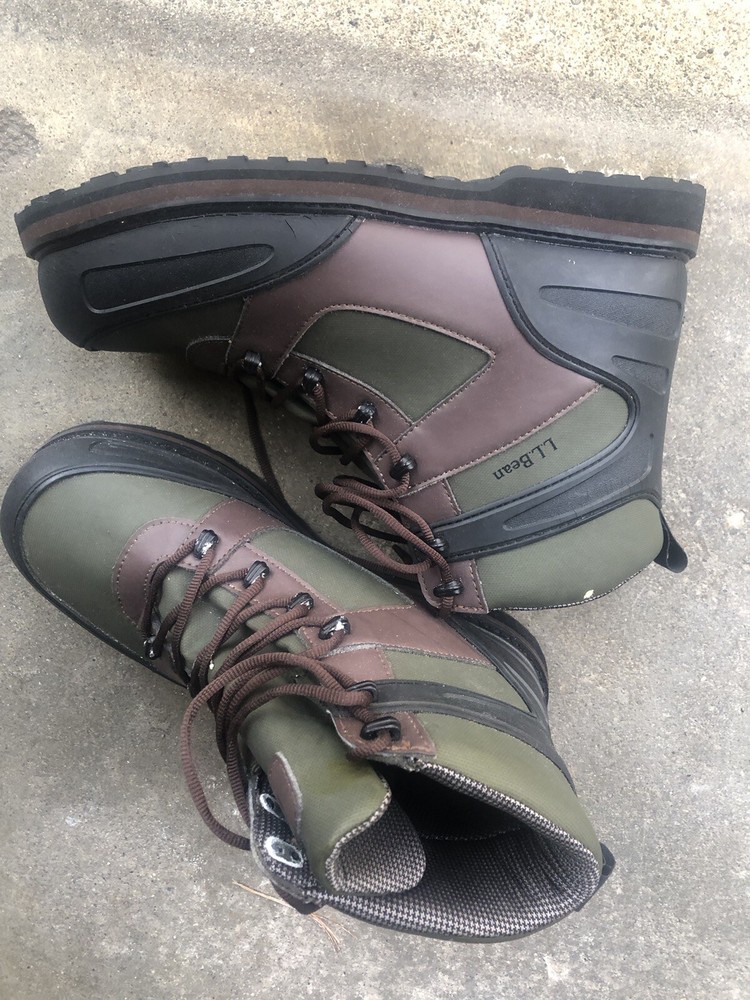 Ll Bean Stud / wading boots, 11, barely worn. Comfortable! PRICE DROP!