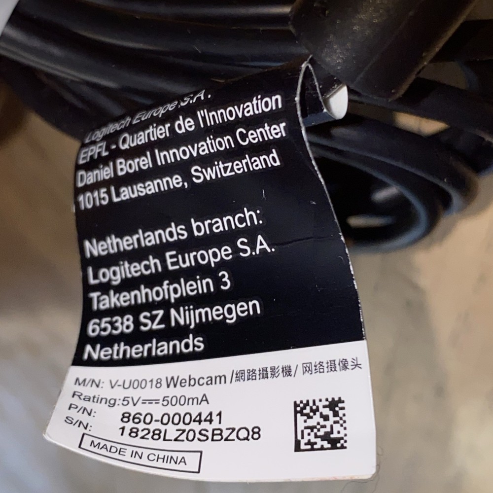 Logitech C270 HD Webcam - Open Box