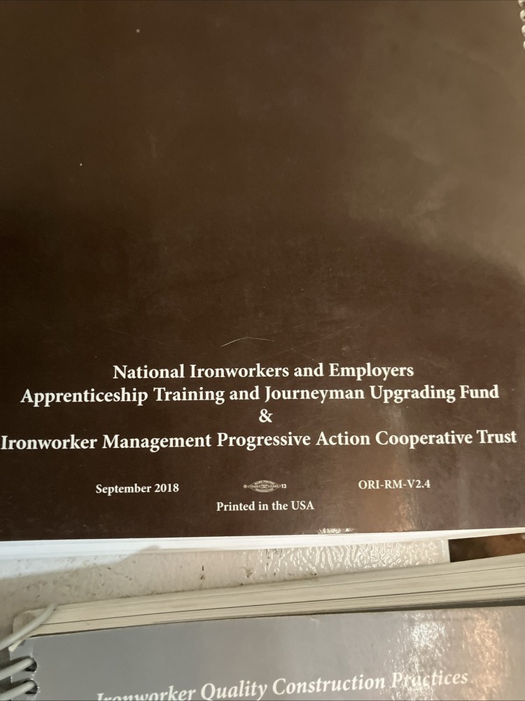 Iron Workers Apprenticeship Manuals