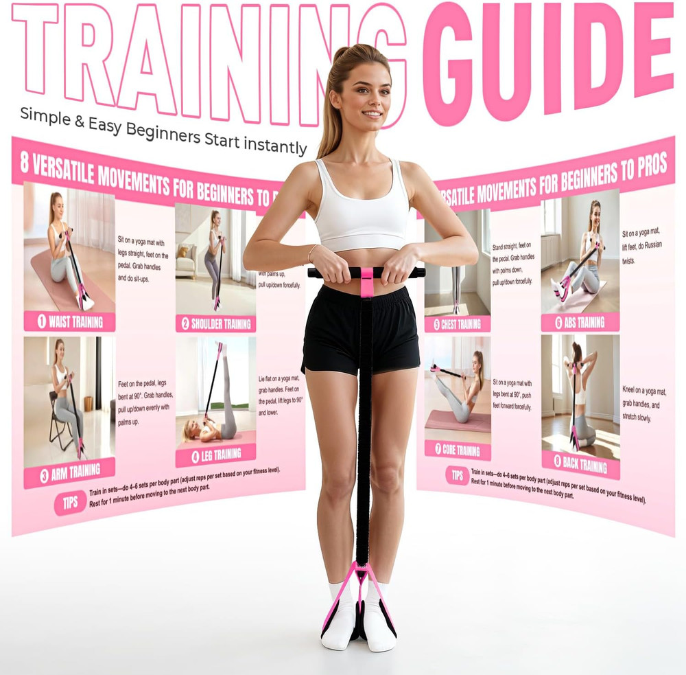Enhanced Resistance Band with Handle for Core, Legs, and Physical Therapy