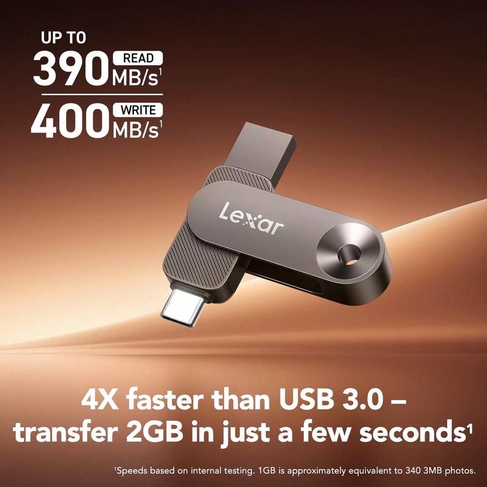 1TB Solid State Dual Drive D500 USB 3.2 Gen 1, for USB Type-C/USB Type-A Devi...