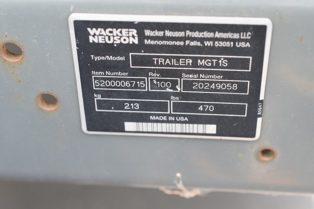 Wacker Neuson g25 generator 20 KW