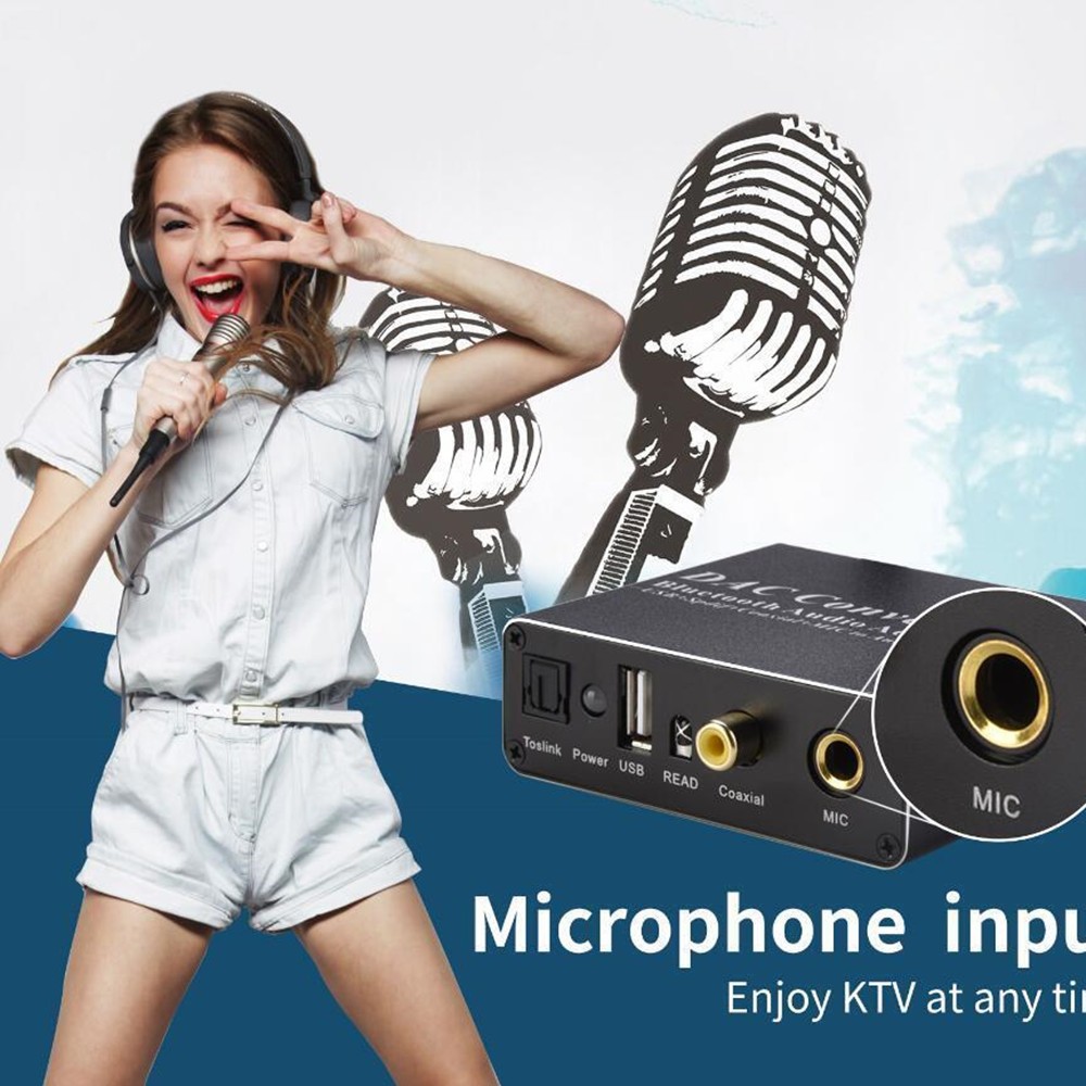Audio adapter DAC Decoder With Bluetooth 5.0 Receiver Amplifier U-disk Player V