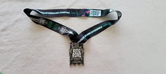 CONQUEROR CHALLENGE MEDAL - RING ROAD - VERY NICE !!