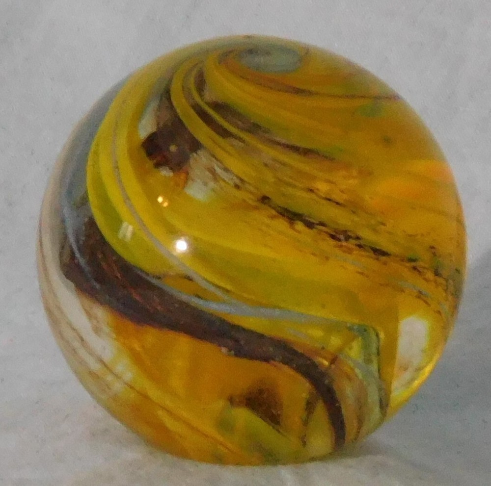 Andy Davis Contemporary Handmade Marble, 1 7/8" Diameter, #9159A