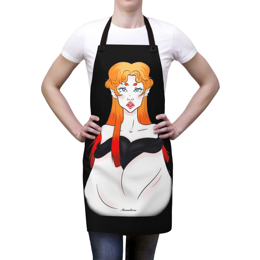 Anna | Black | Apron (AOP)
