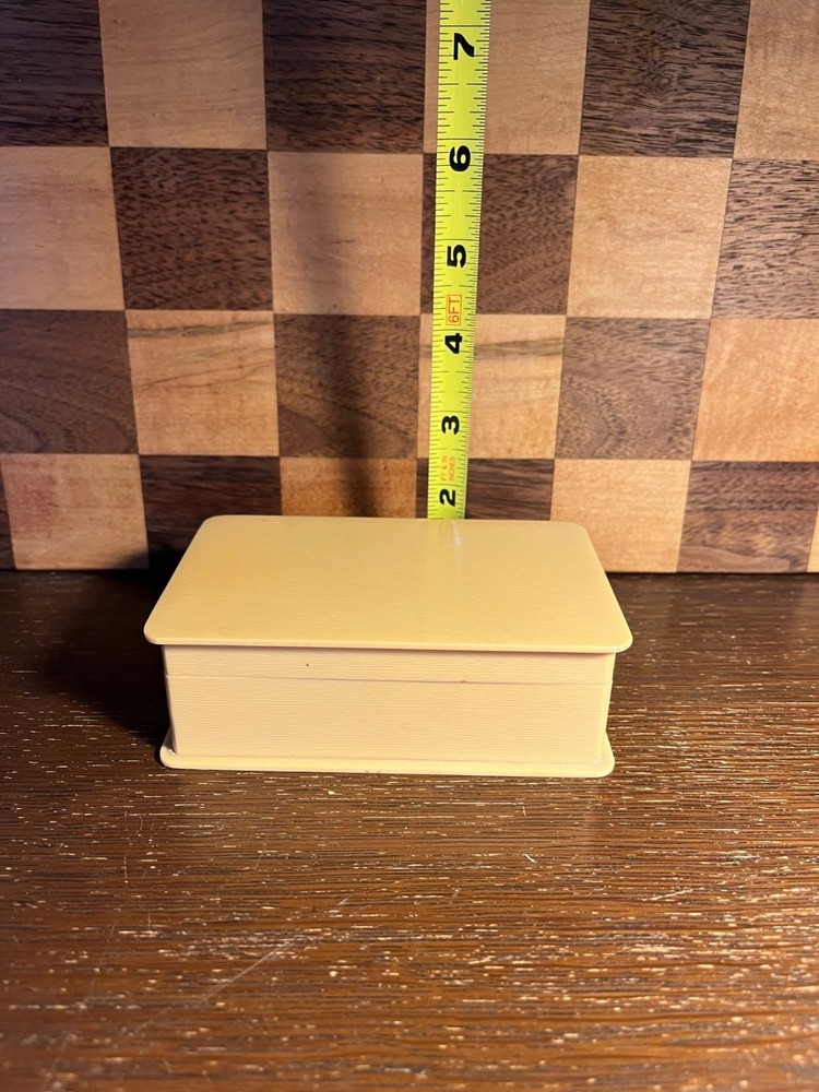 Vintage Celluloid Vanity Box, missing hinge