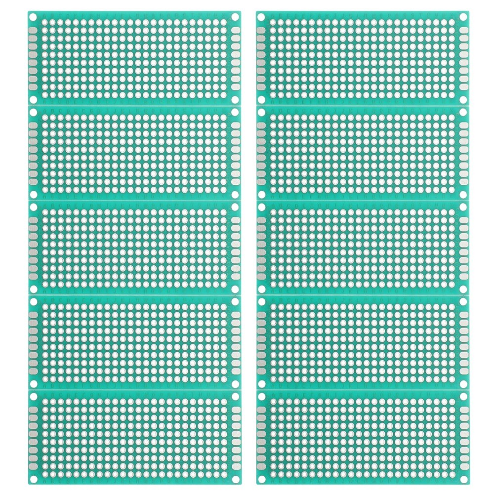 10 Pcs Double Sided Pcb Board Double-sided Prototyping Circuit Boards