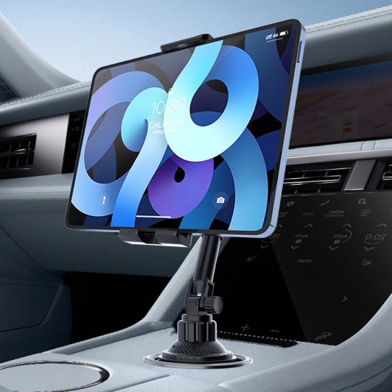 Universal Car Mount Adjustable Cup Holder Stand Cradle For Smartphone Tablet US