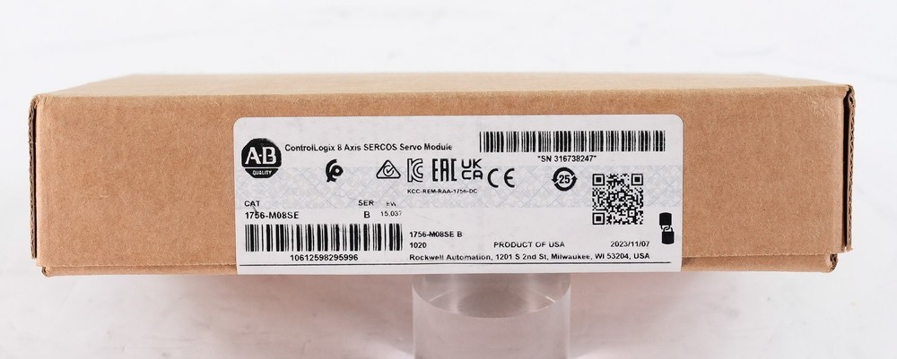 Allen Bradley 1756-M08SE /B ControlLogix 8 Axis SERCOS Module - Sealed Surplus