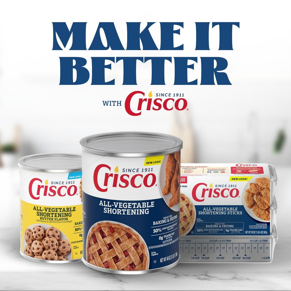 Crisco All-Vegetable Shortening, 48 oz