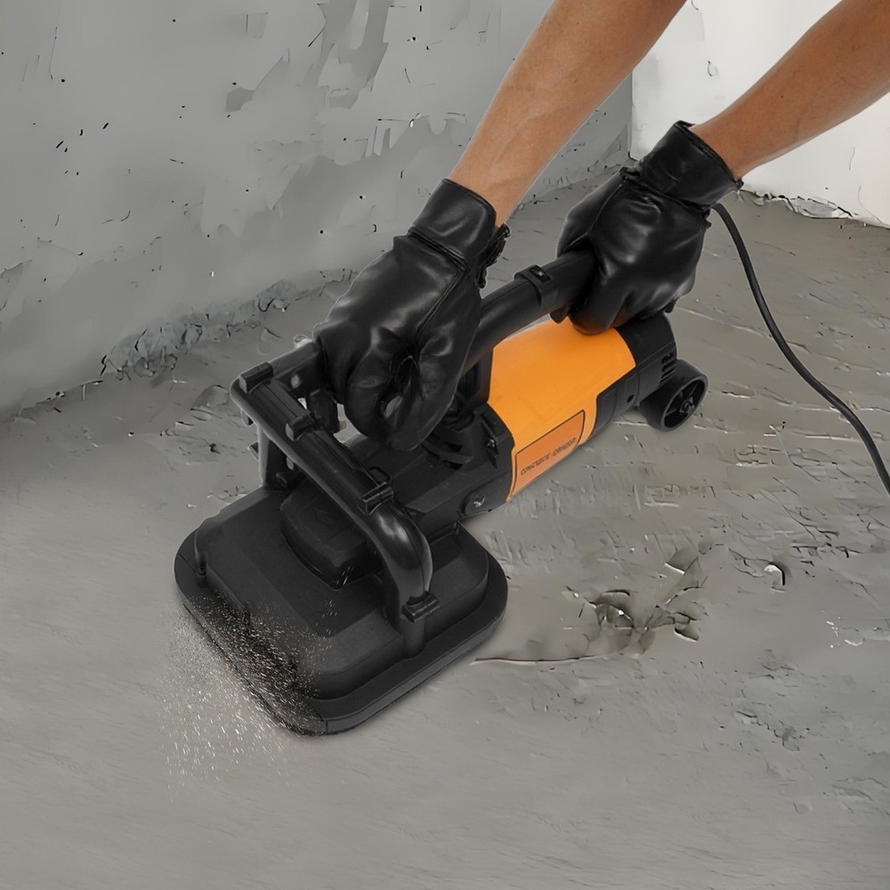 4-Head Concrete Grinder Handheld Floor Wall Grinder Polisher Edge Surface Sander