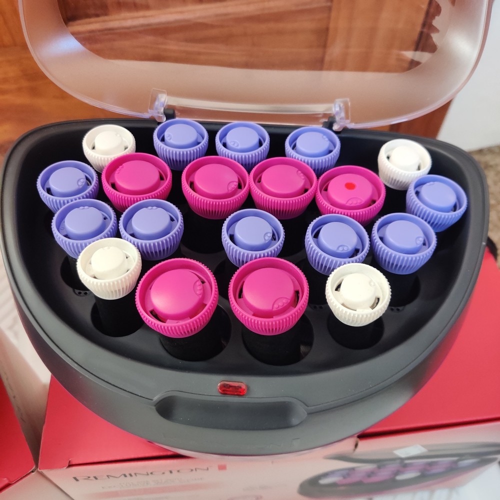2 Remington Full Size Hot Roller Set with 20 Rollers "No Clips"