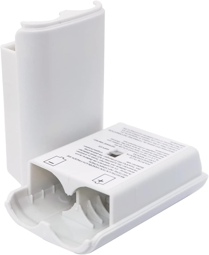 4-Pack White Battery Cover Shell for Xbox 360 Wireless Controllers - ABS