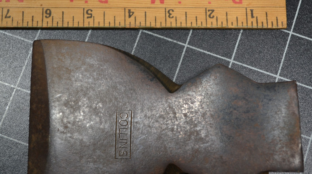 COLLINS - HATCHET - ORIGINAL MARKED HANDLE