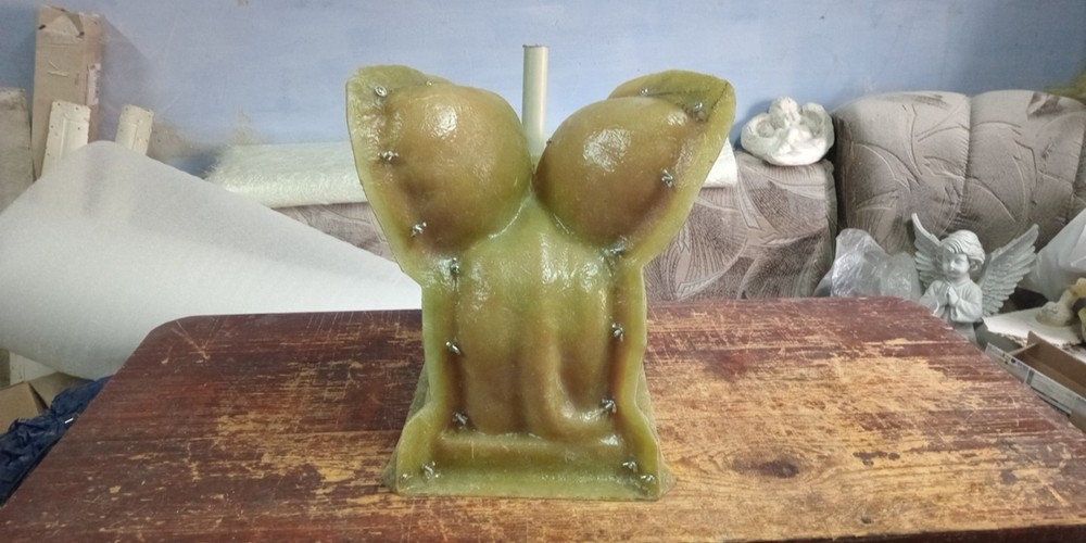 Polyurethane flexible mold with a plastic frame"Gorgul on a chain"