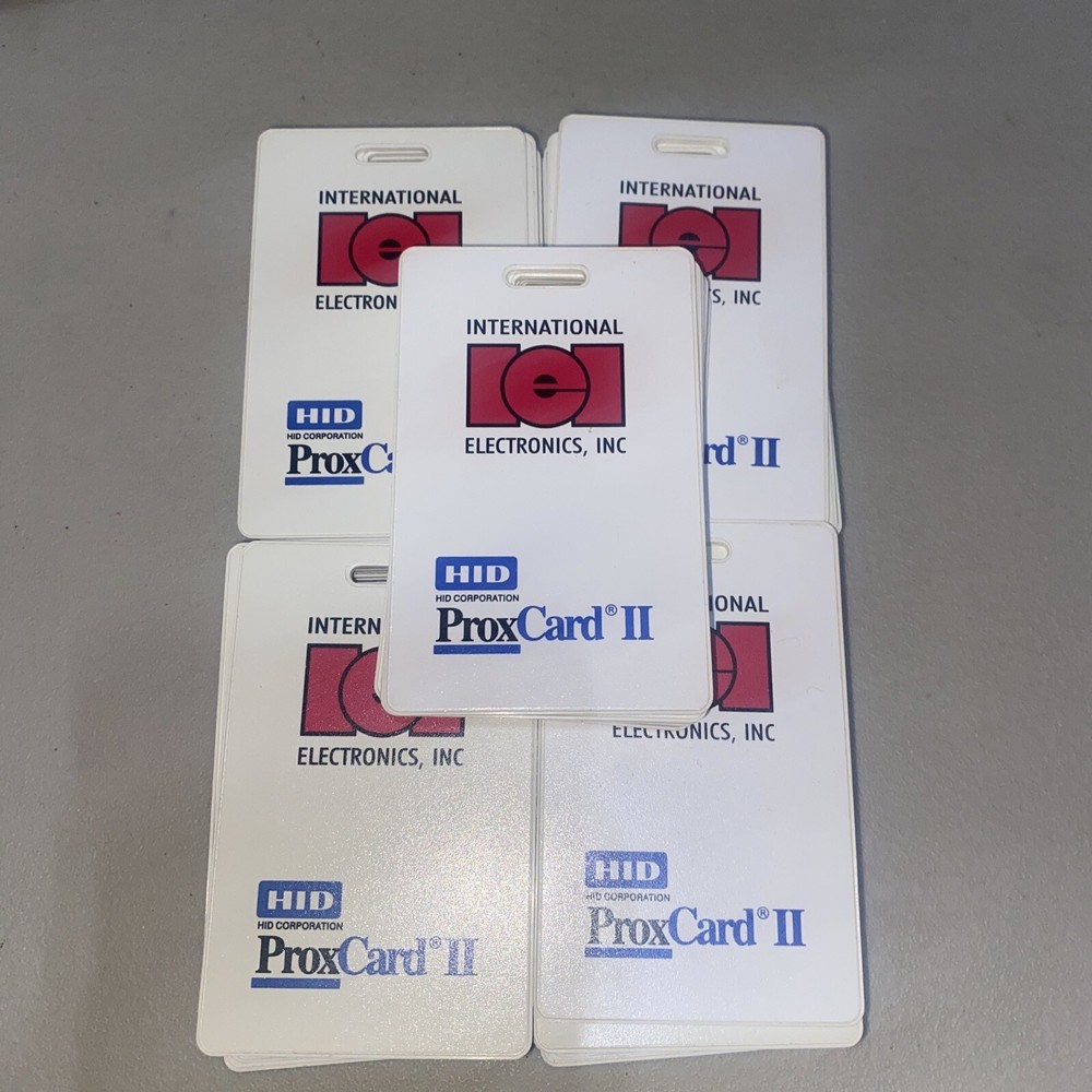 LOT (48) HID Proxcard II Security Access Cards. Open Pack