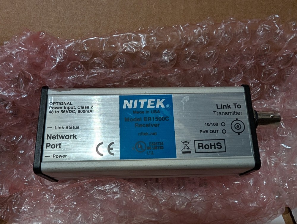 Nitek ER1500C IP Over Coax Extender Receiver