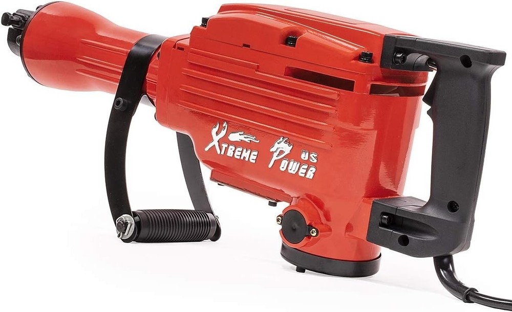 2200W Demolition Jack Hammer Flat Chisel Bull Point Chisel Bits Demo Chipping...