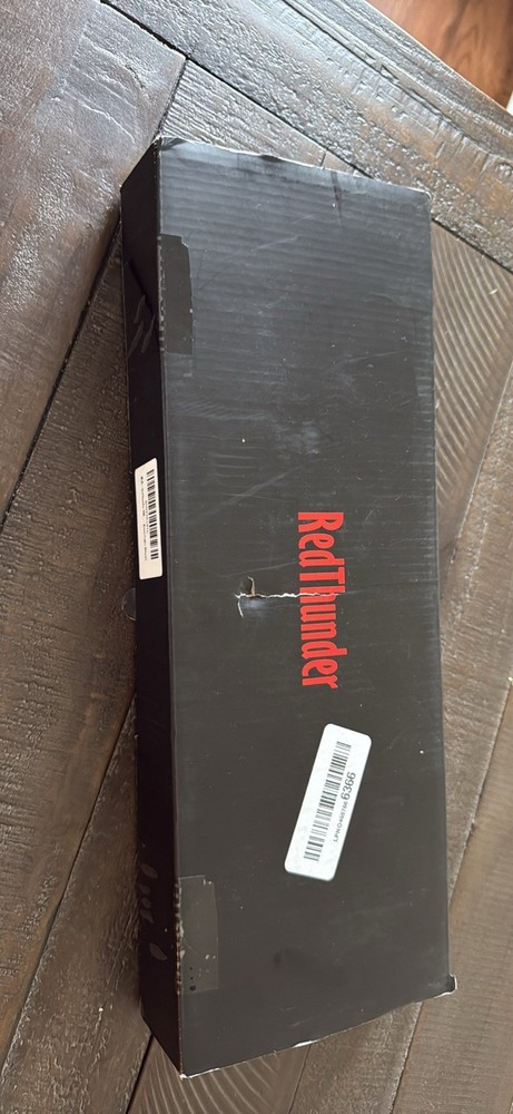RedThunder Gaming Keyboard and Mouse Bundle Black QWERTY English