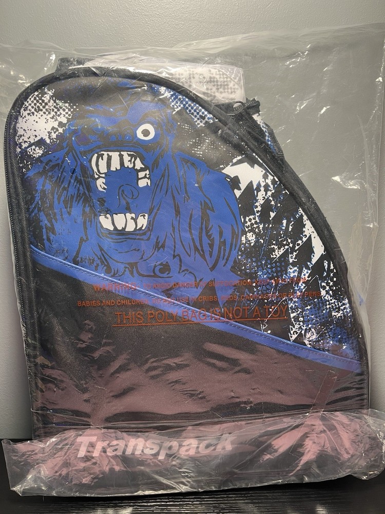 Transpack Edge Jr + Print Boot Bag - 2026 - Blue Yeti