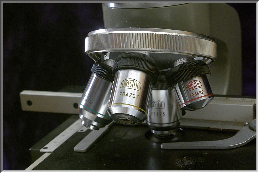 Vintage Bristoline Microscope 3000 Serial #705361