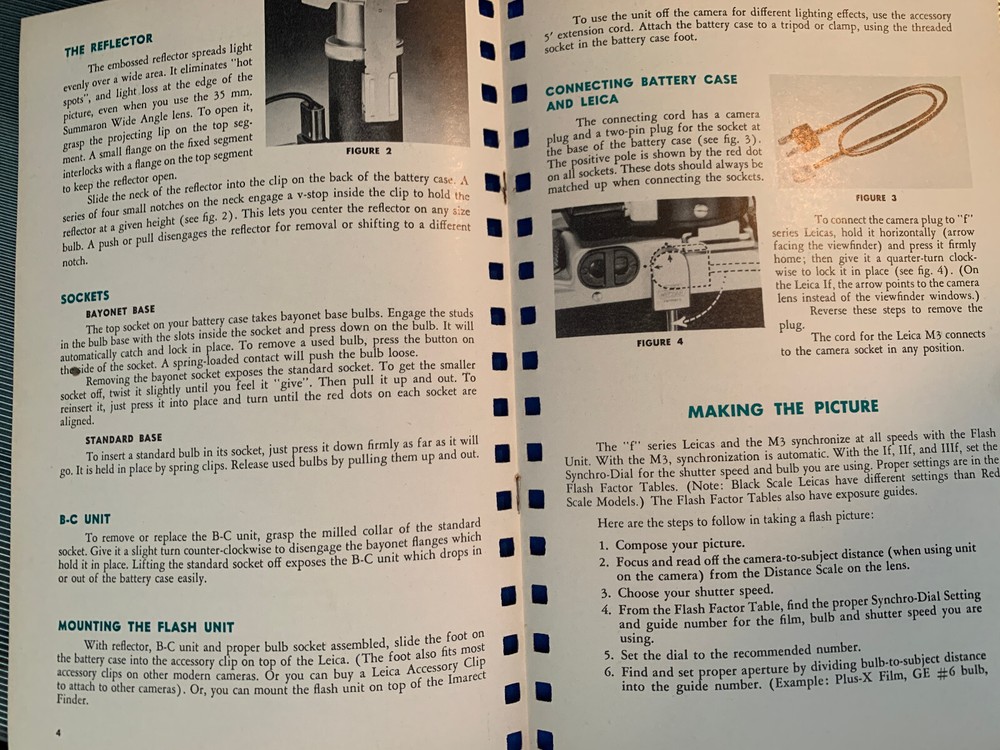 Leica Camera Flash Unit Brochure 1954