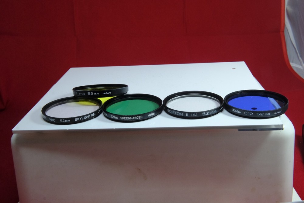 filter various brands 52mm sky yellow green softon 2 c12 conversion