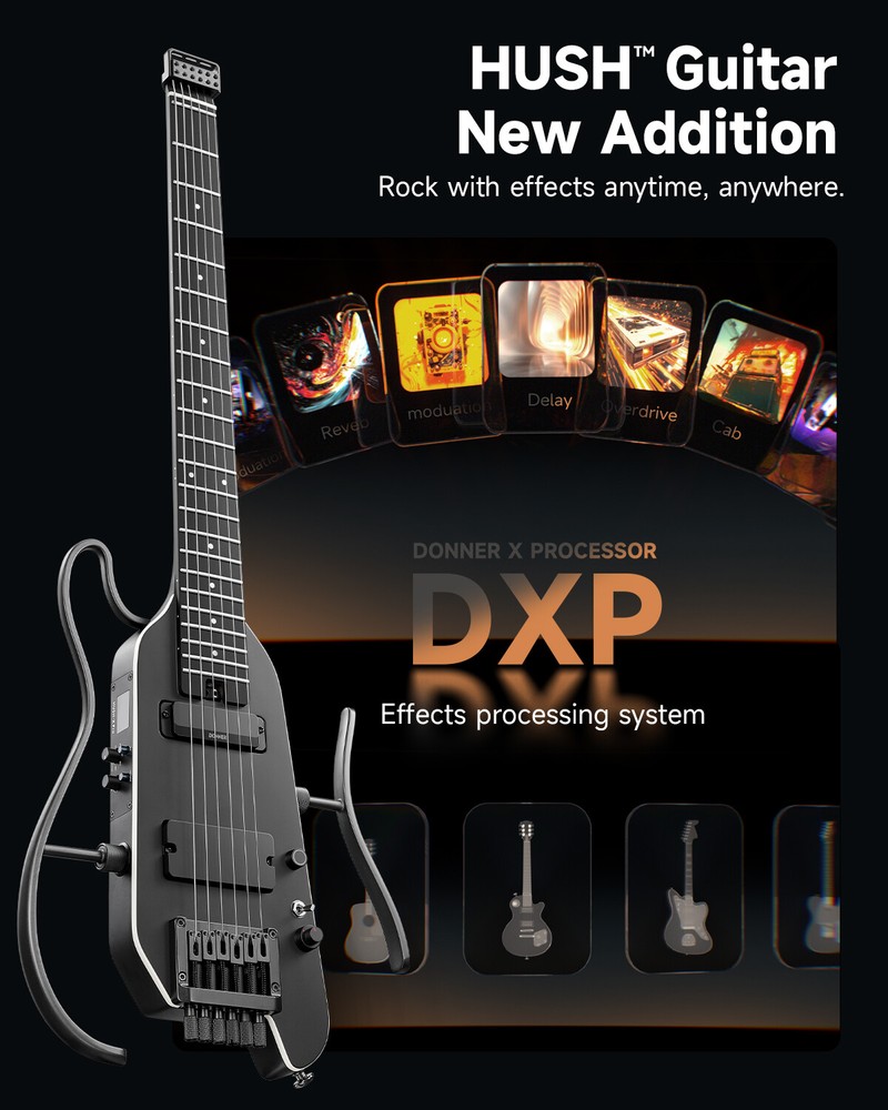Donner HUSH™ X PRO Electric Guitar