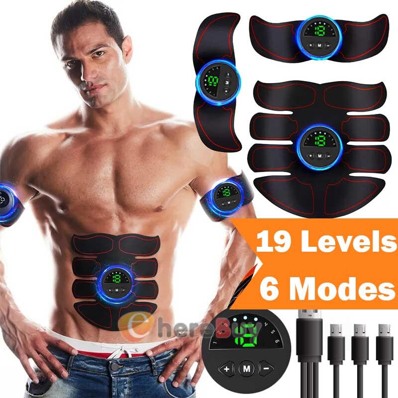 EMS Abdominal Muscle Core Toning Trainer Stimulator Flex Toner Tactical Exercise