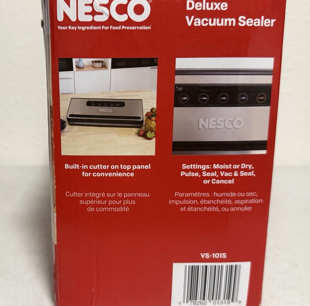 Nesco Deluxe Vacuum Sealer – VS-101S Used