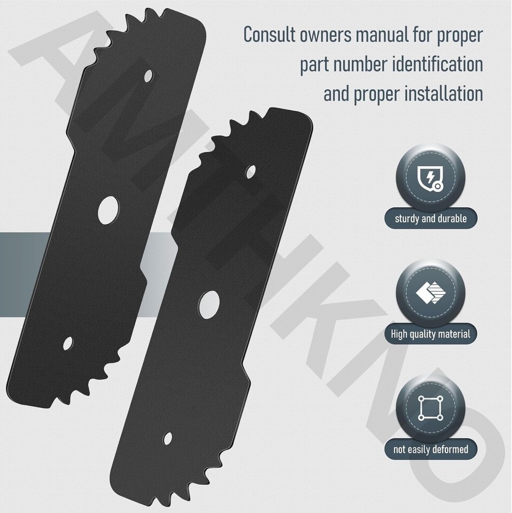 1 or 2-Pack EB-007 Edge Hog Heavy-Duty Edger Replacement Blades Compatible