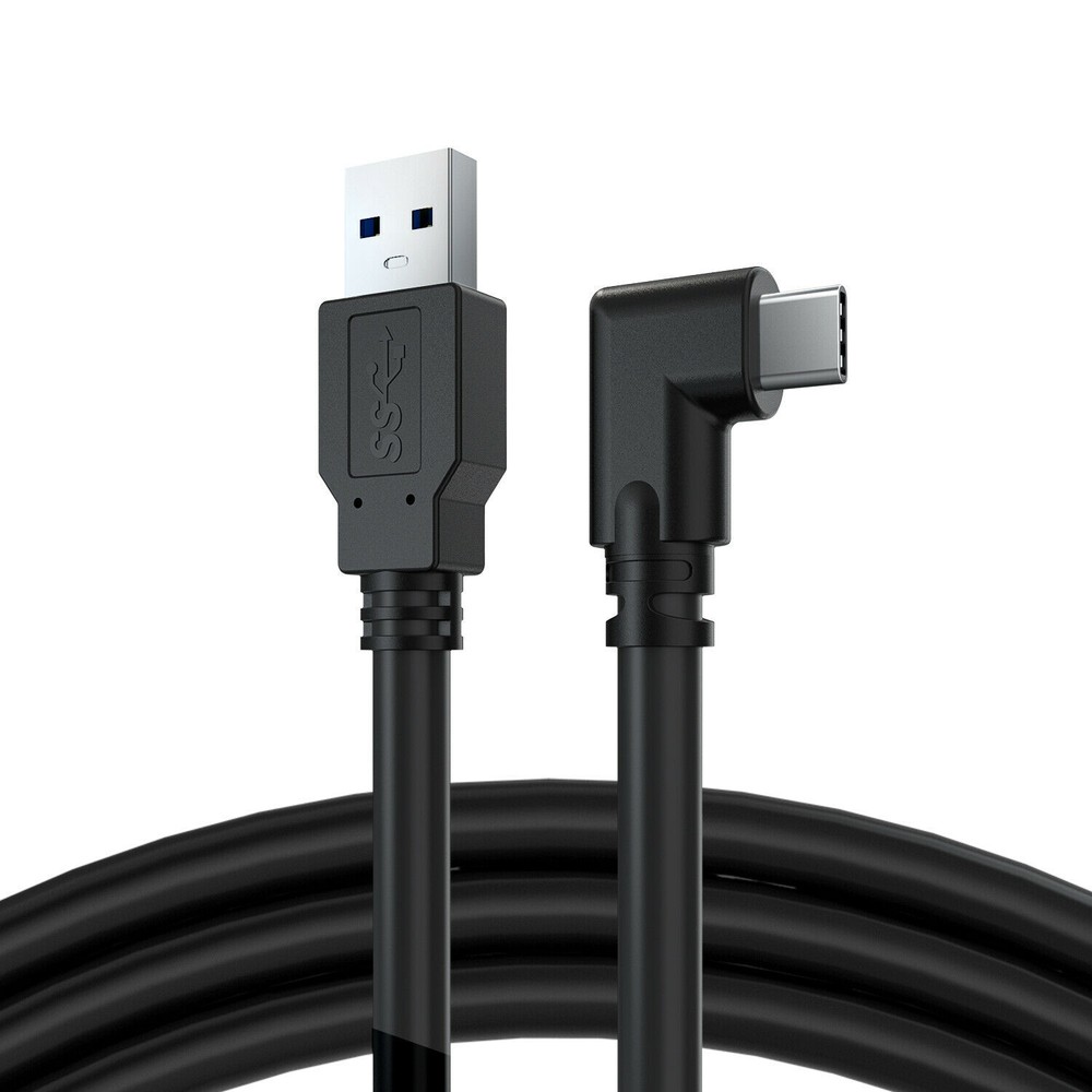 14ft Link Cable for Oculus Quest 2 Type-C Right Angle to USB A Charging Cord USA