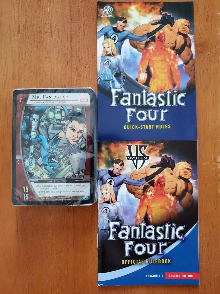 2005 Upper Deck Fantastic Four Trading Card Game Starter Deck Opened